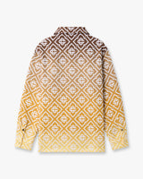 Beige Gradient Monogram Shacket