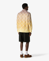 Beige Gradient Monogram Shacket