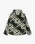 Green & Navy Check Monogram Fleece Jacket
