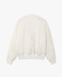 Off White Hotel Emblem Satin Bomber Jacket