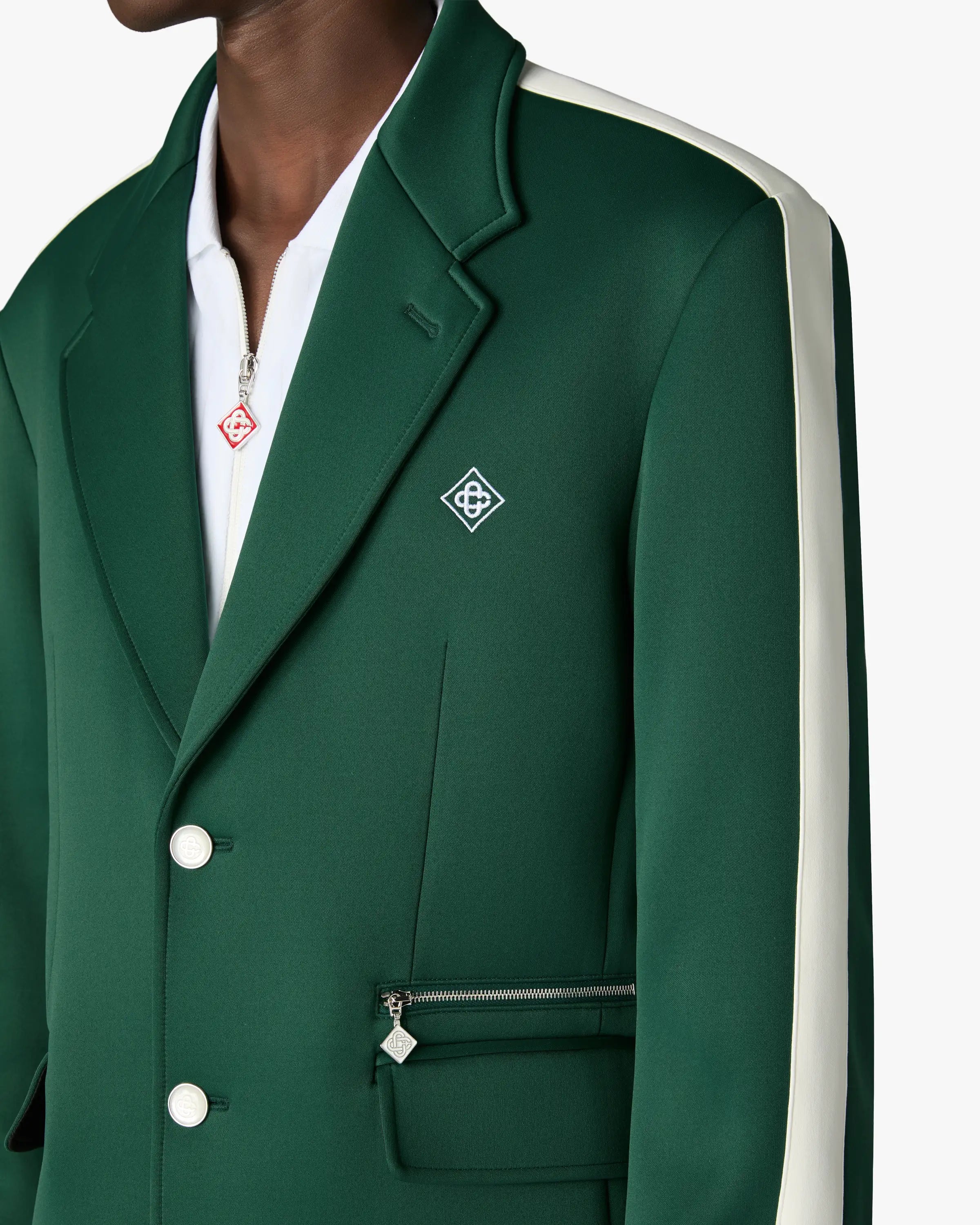Green Sports Suit Jacket