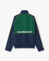 Green & Navy Check Applique Windbreaker Jacket