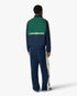 Green & Navy Check Applique Windbreaker Jacket