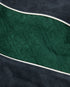 Navy & Green Suede Track Jacket
