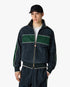 Navy & Green Suede Track Jacket