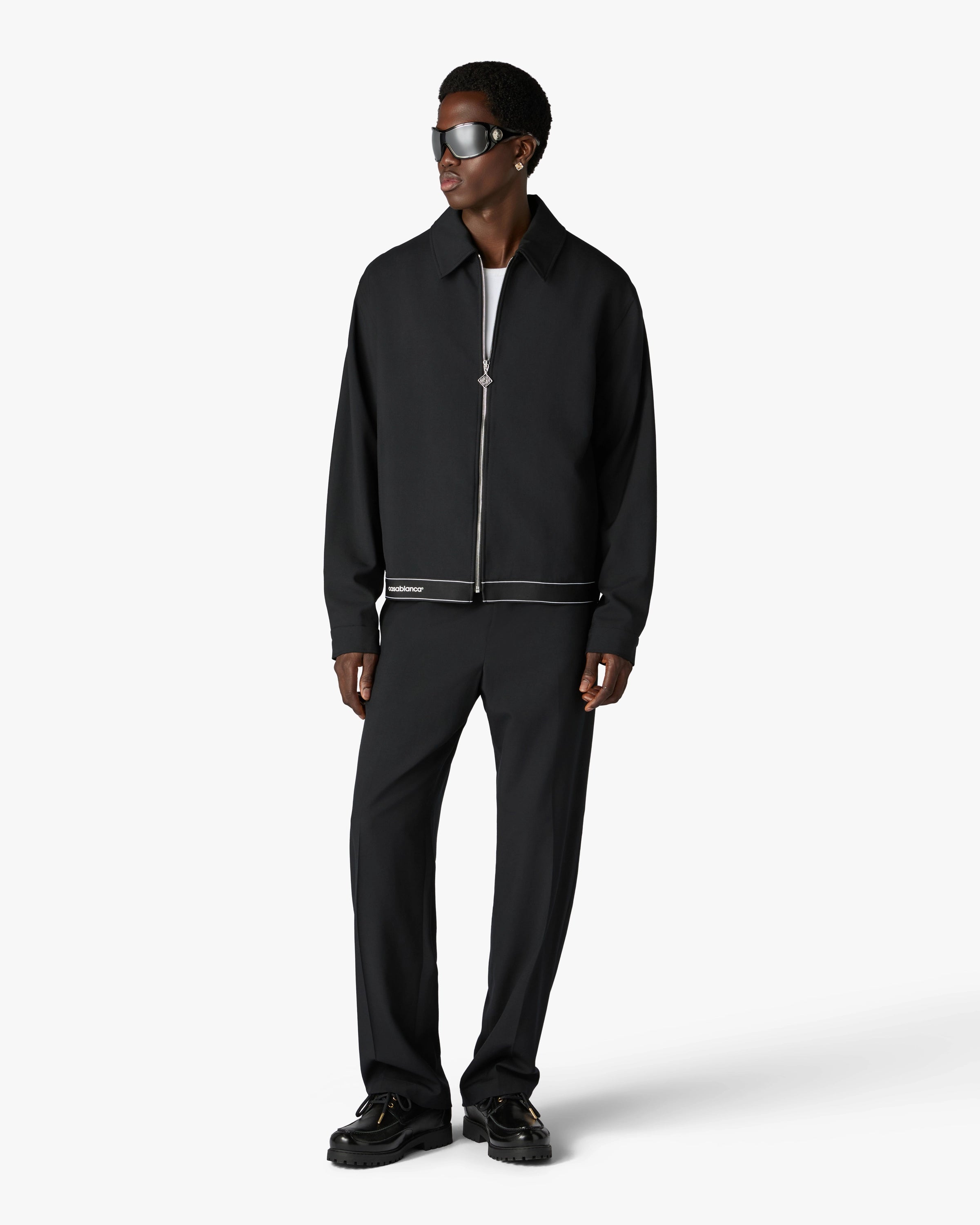 Black Tailored Sports Jacket