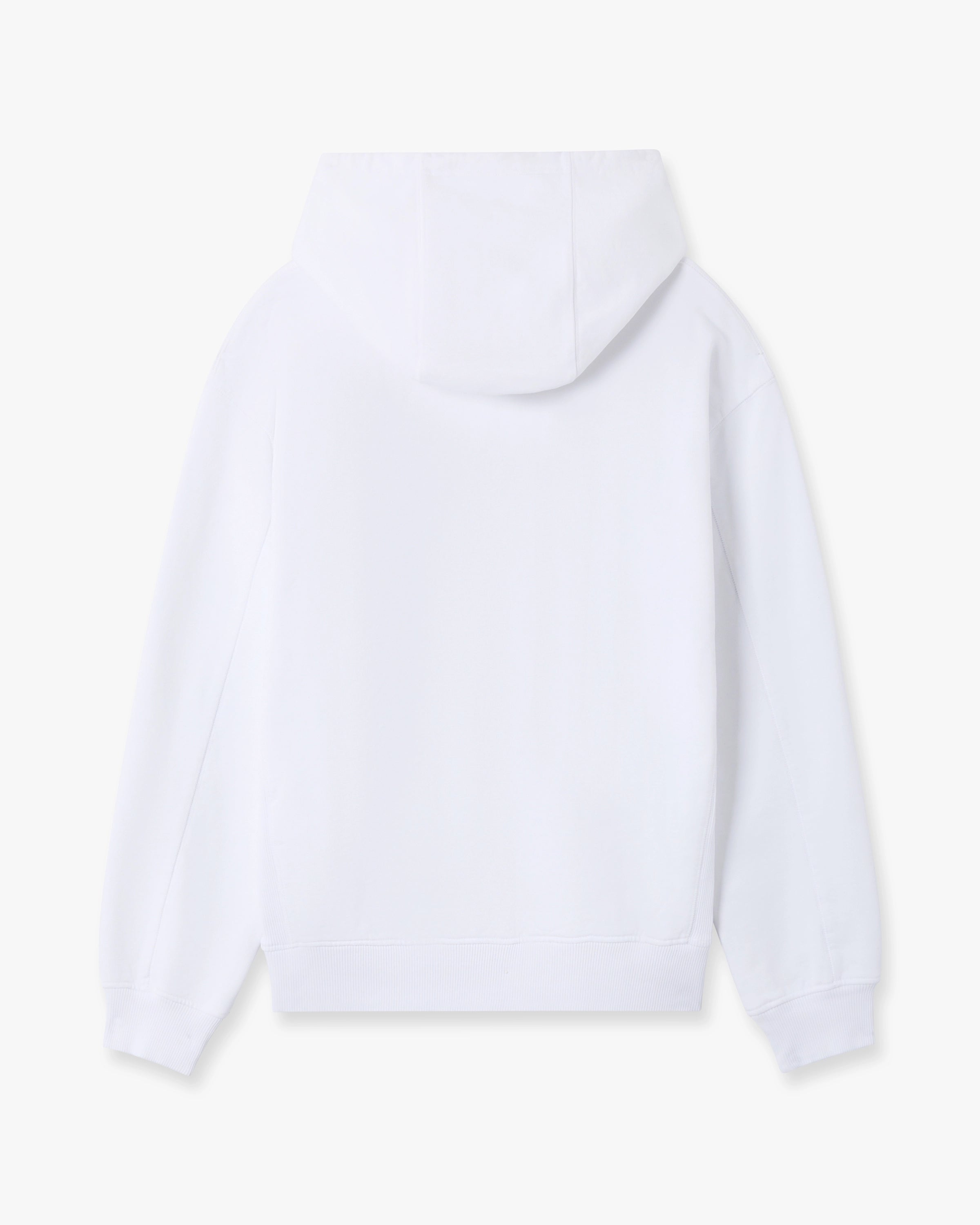 White Tennis Club Icon Pyramid Abduction Embroidered Hooded Sweatshirt