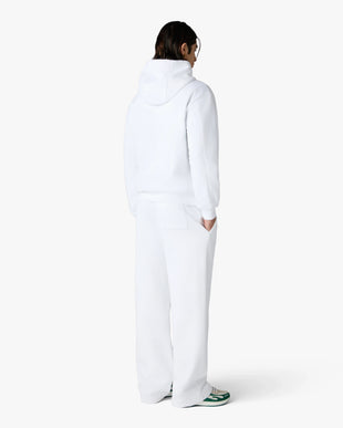 White Tennis Club Icon Pyramid Abduction Embroidered Hooded Sweatshirt