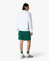 White Casablanca Diamond Logo Embroidered Sweatshirt