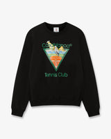 Black Tennis Club Icon Pyramid Abduction Sweatshirt