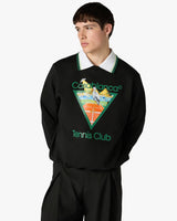 Black Tennis Club Icon Pyramid Abduction Sweatshirt