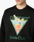 Black Tennis Club Icon Pyramid Abduction Sweatshirt