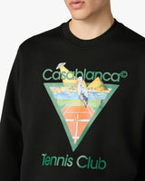 Black Tennis Club Icon Pyramid Abduction Sweatshirt