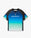 Blue & Green Gradient Short Sleeve Football Shirt