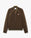 Dark Brown Velour Track Jacket