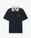 Navy Laurel Pique Short Sleeve Polo Shirt