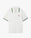 White Striped Velour Zip-Up Long Sleeve Shirt