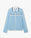 Pale Blue Pique Track Jacket