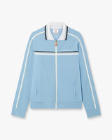 Pale Blue Pique Track Jacket