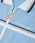 Pale Blue Pique Track Jacket