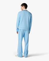 Pale Blue Pique Track Jacket