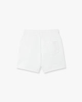 Short de survêtement blanc à écusson brodé Hotel Emblem