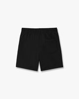 Black Tennis Club Icon Pyramid Abduction Embroidered Sweatshorts