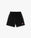 Black Towelling Shorts