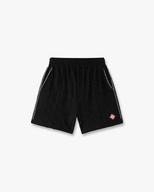 Black Towelling Shorts