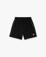 Black Towelling Shorts