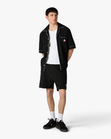 Black Towelling Shorts