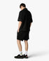 Black Towelling Shorts