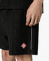 Black Towelling Shorts