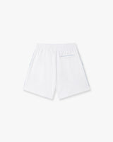 White Towelling Shorts