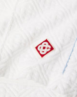 White Towelling Shorts