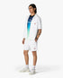 White Towelling Shorts