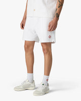 White Towelling Shorts