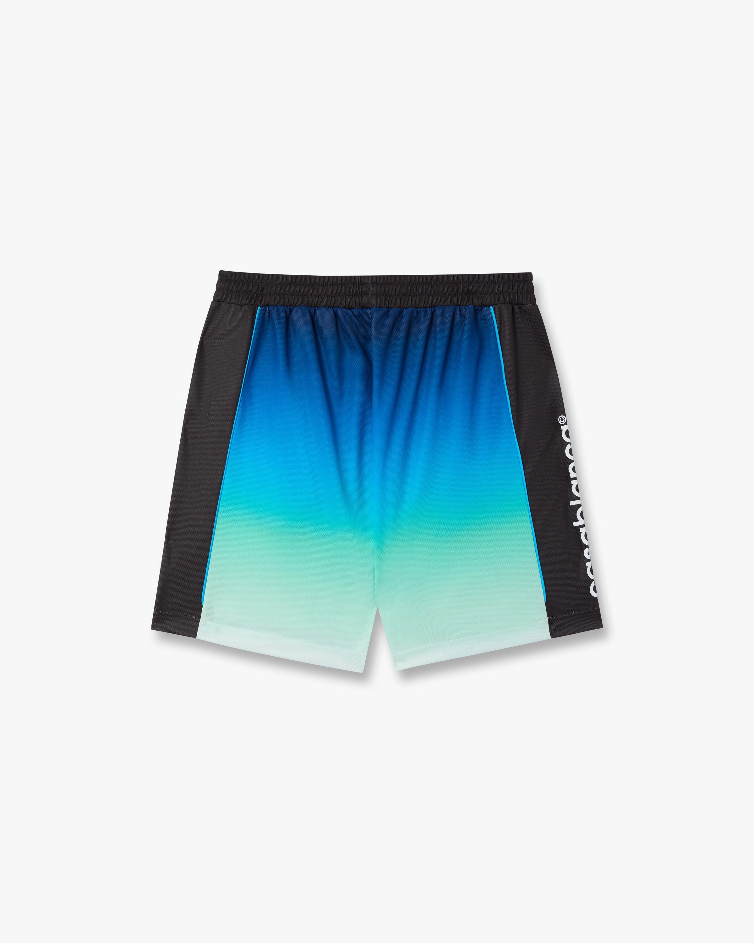 Blue & Green Gradient Football Shorts