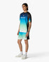 Blue & Green Gradient Football Shorts