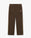 Dark Brown Velour Track Pants