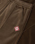 Dark Brown Velour Track Pants