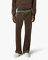 Dark Brown Velour Track Pants