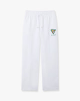 White Tennis Club Icon Pyramid Abduction Embroidered Sweatpants