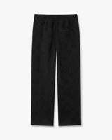 Black Applique Monogram Sweatpants