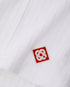 White Striped Velour Shorts