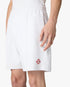 White Striped Velour Shorts