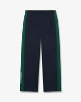 Navy & Green Panelled Sweatpants