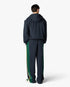 Navy & Green Panelled Sweatpants