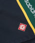 Navy & Green Panelled Sweatshorts