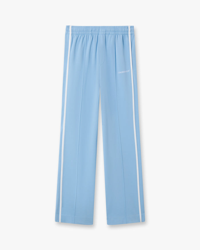 Pale Blue Pique Track Pants
